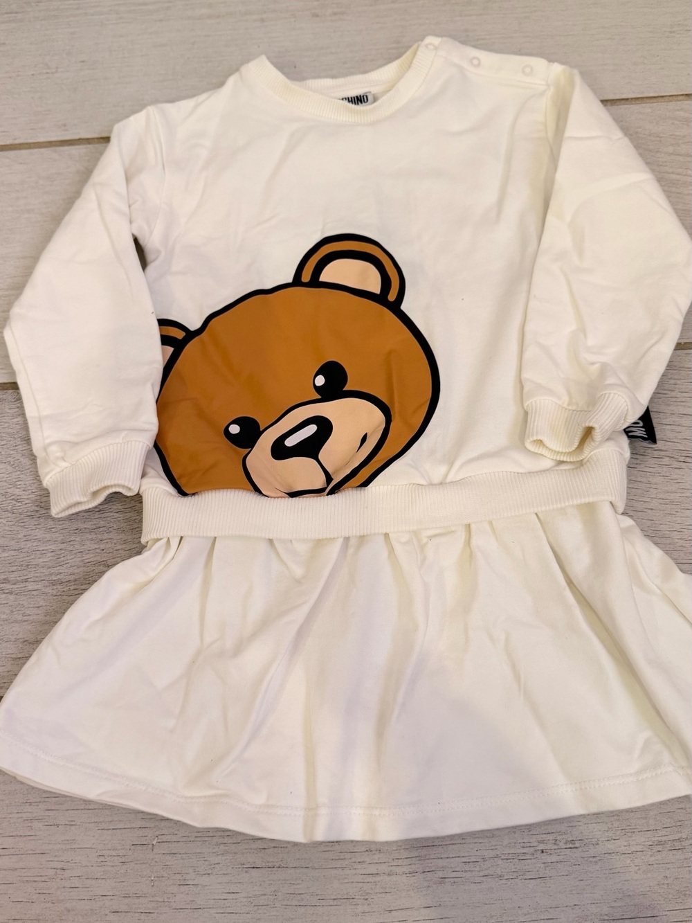 Moschino Baby White Kids Bottoms